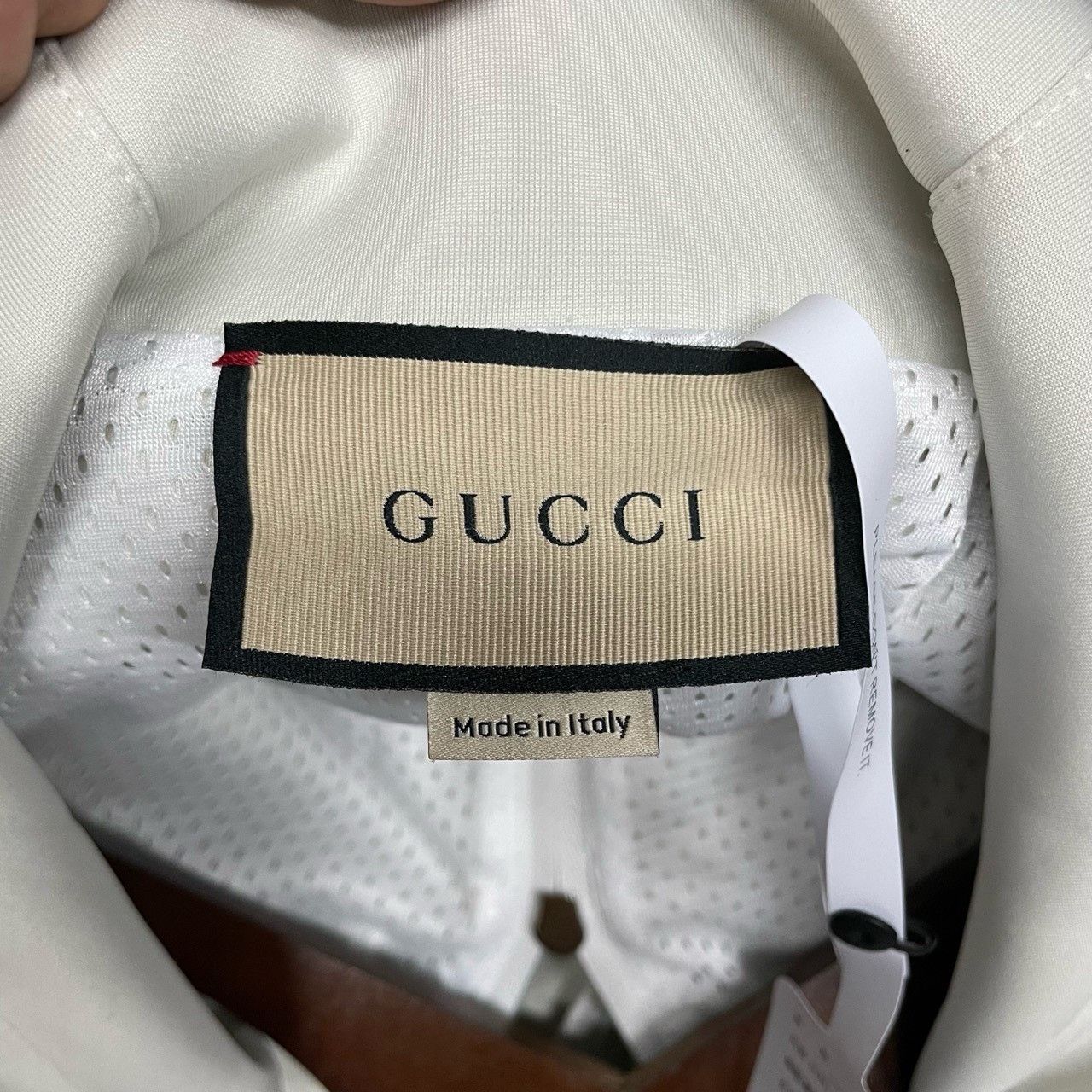 Gucci Gucci White three-dimensional embossed logo zipper hoodie 2 Size US XS / EU 42 / 0 - 3 Thumbnail