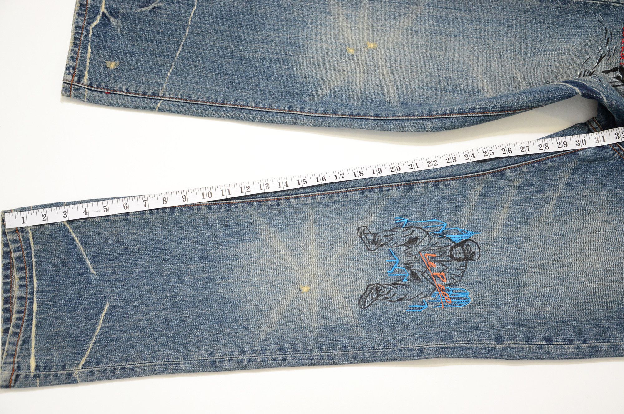 Other Le Paco Jeans Y2K Relaxed Fit Hiphop New York Streetwear Size US 30 / EU 46 - 16 Thumbnail