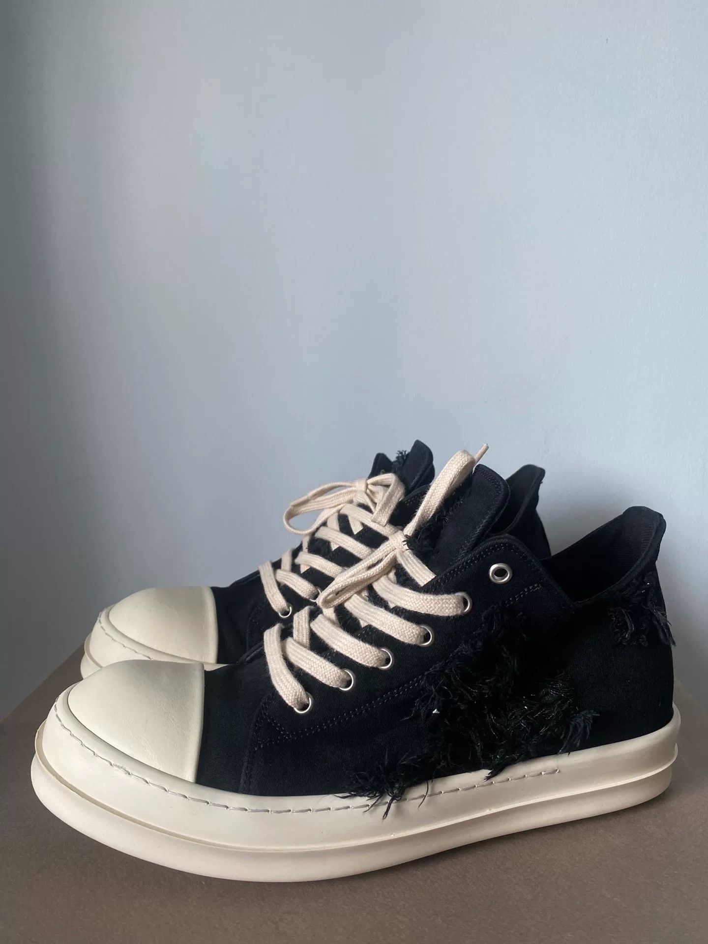 rick owens low-top casual sneakers size 41