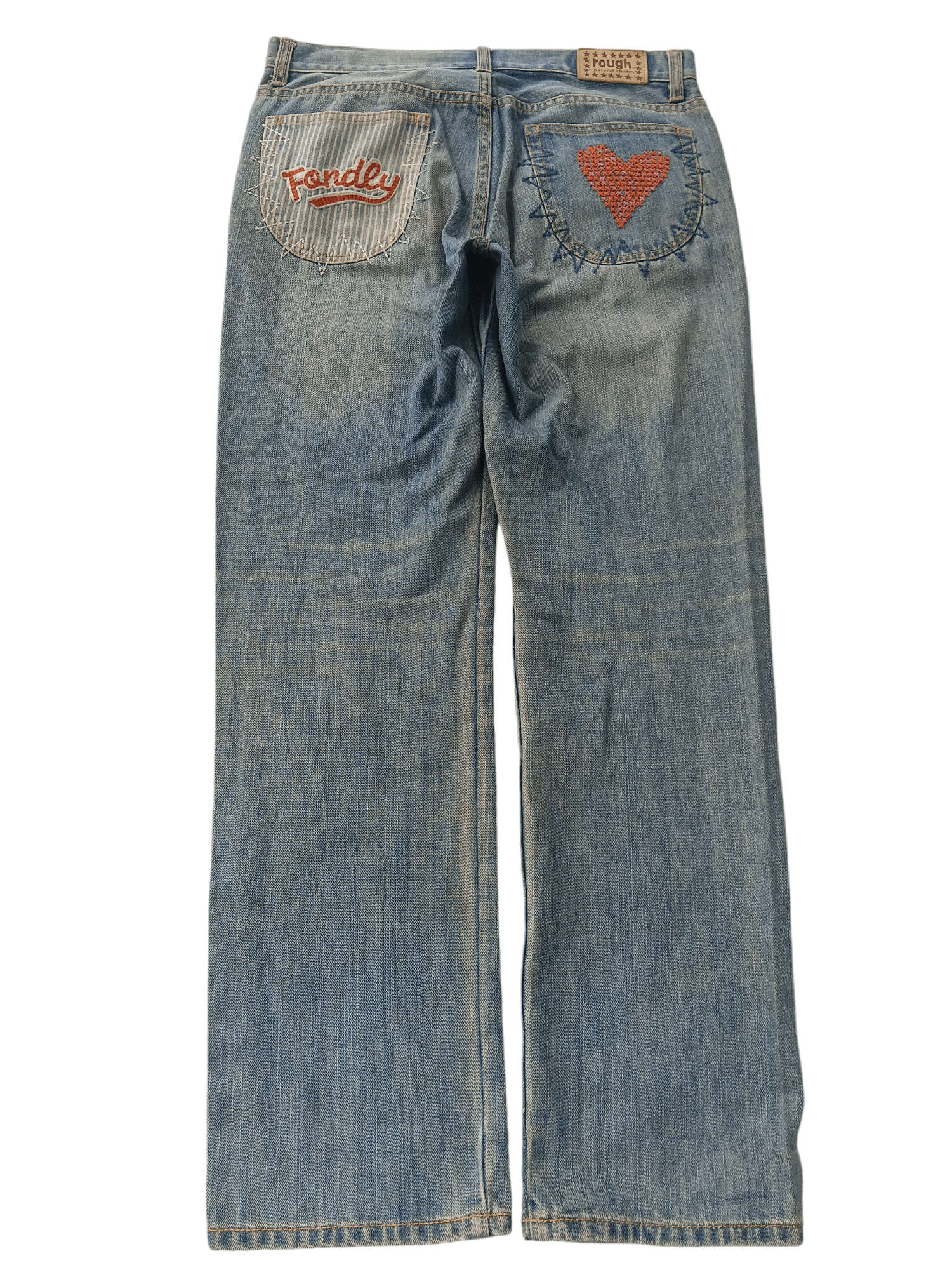 Japanese Brand japanese brands rough union made sashiko love Size US 31 - 2 Thumbnail