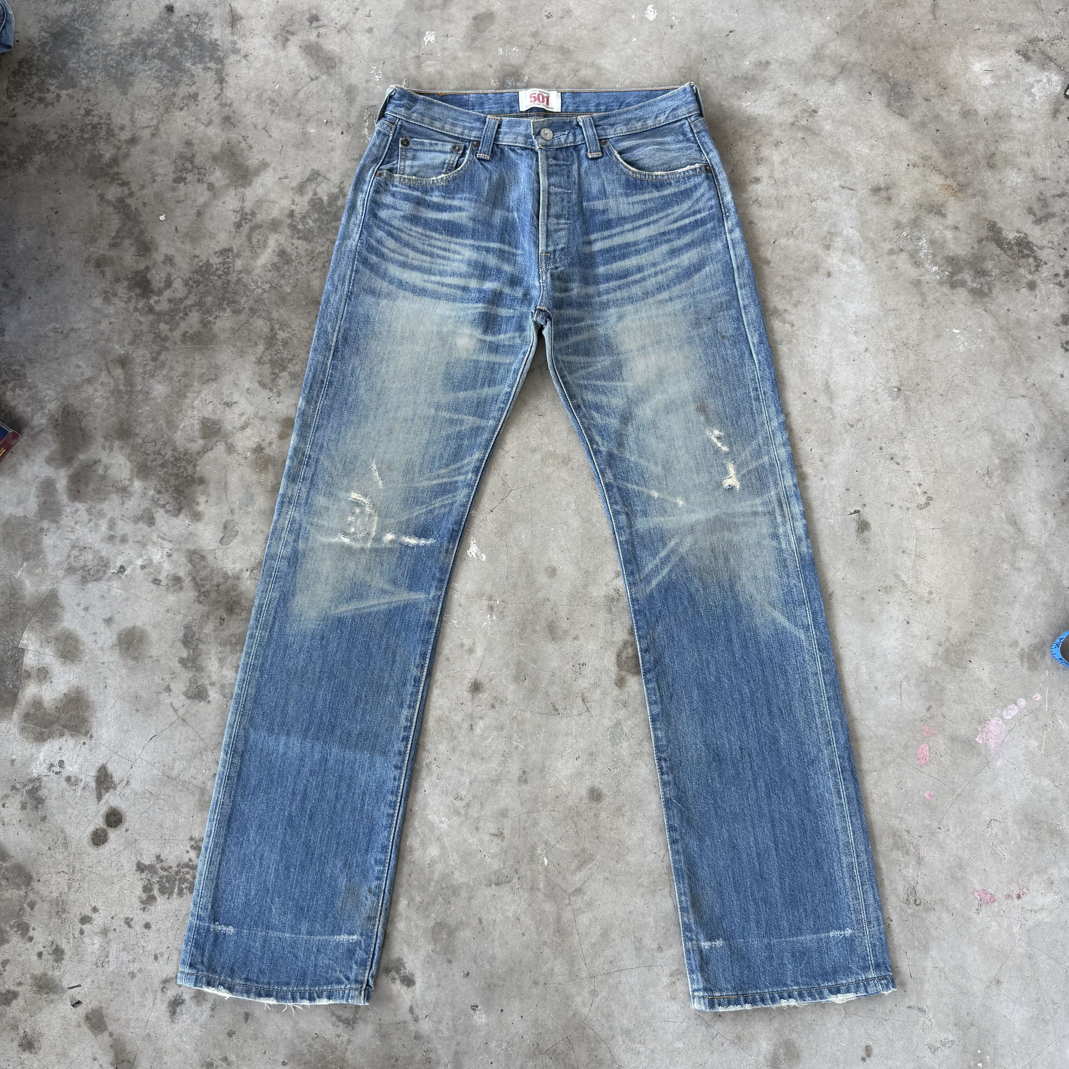 Levi's Vintage Levi's 501 Button Fly Size US 30 / EU 46 - 3 Thumbnail