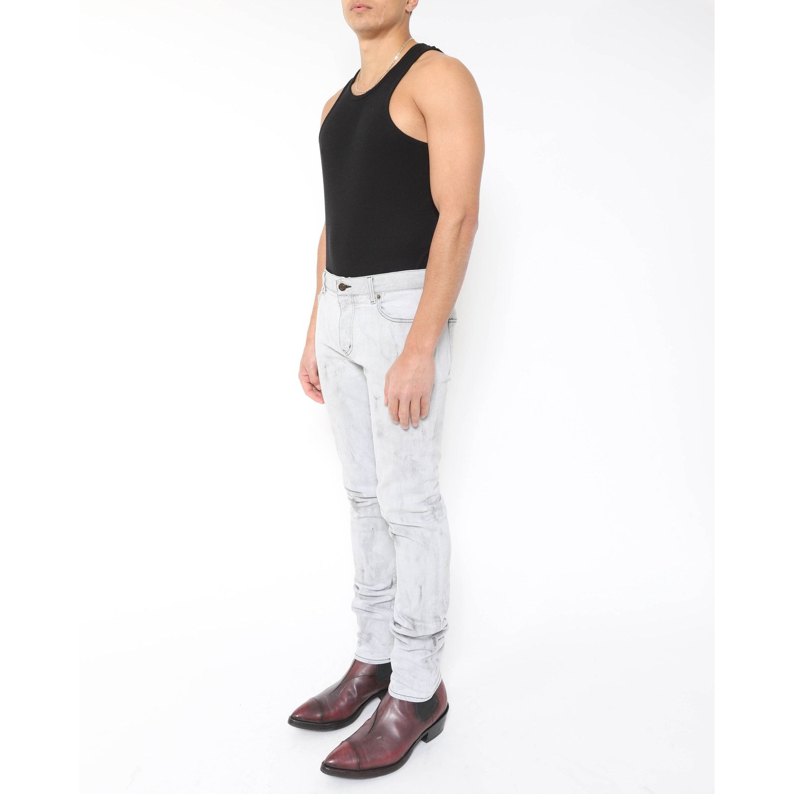 Saint Laurent Paris D01 Saint Laurent Denim Cloud Size US 31 - 9 Thumbnail