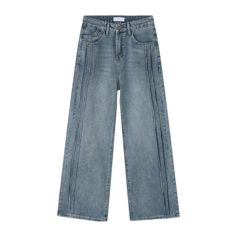 Japanese Brand Retro loose high street wide leg jeans Size US 32 / EU 48 - 3 Thumbnail