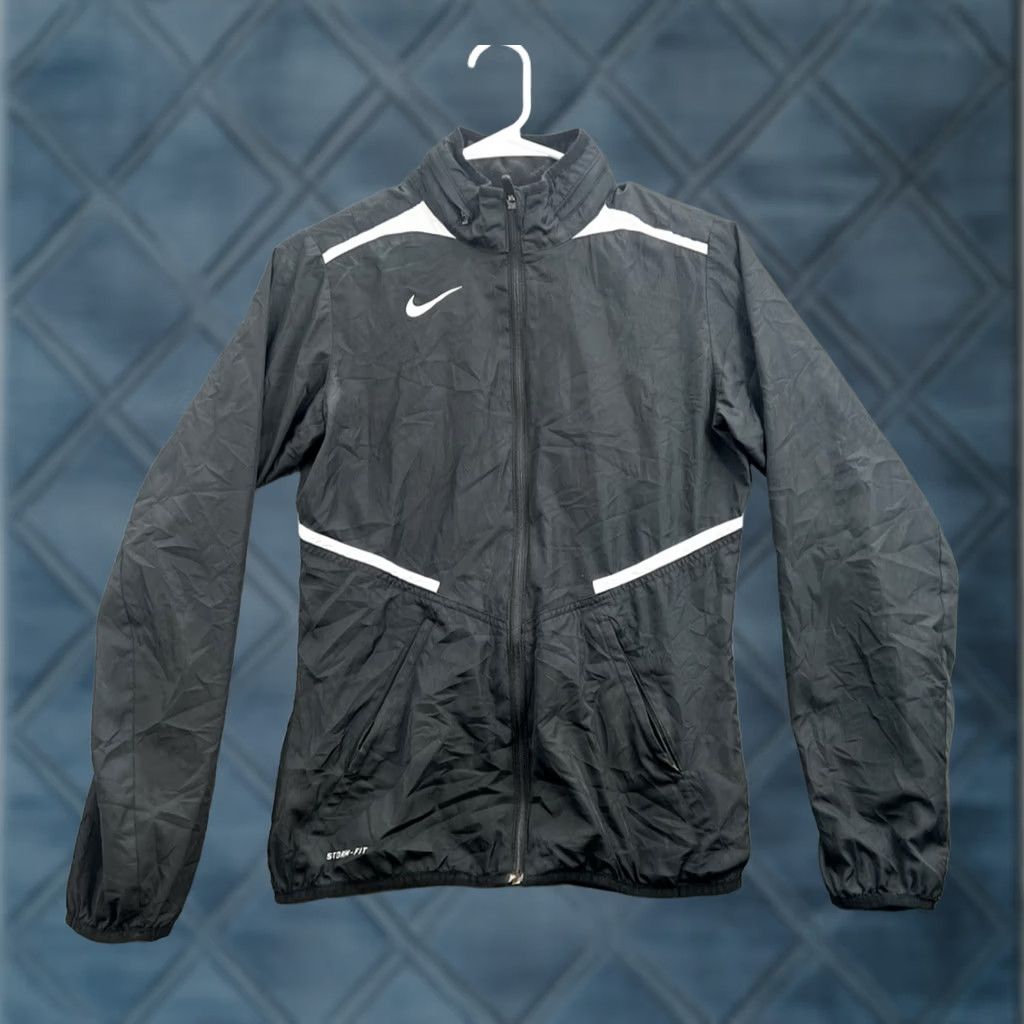 Nike Nike Jacket Women's XS Black Track Running Workout Casual Swoosh Dri-FIT Short Sleeve? Size XS / US 0-2 / IT 36-38 - 1 Thumbnail