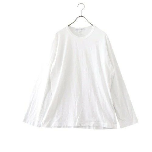 Comme des Garcons SHIRT T-Shirts Long Sleeve Cotton Plain Crewneck White Size US S / EU 44-46 / 1 - 1 Thumbnail