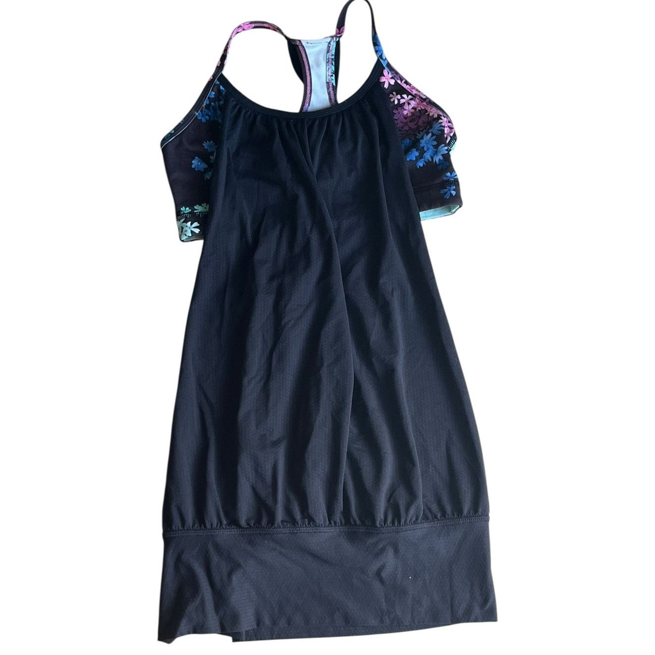 Lululemon Lululemon No Limits Tank Top Petal Pop Floral 4 Pink Black Size S / US 4 / IT 40 - 1 Thumbnail