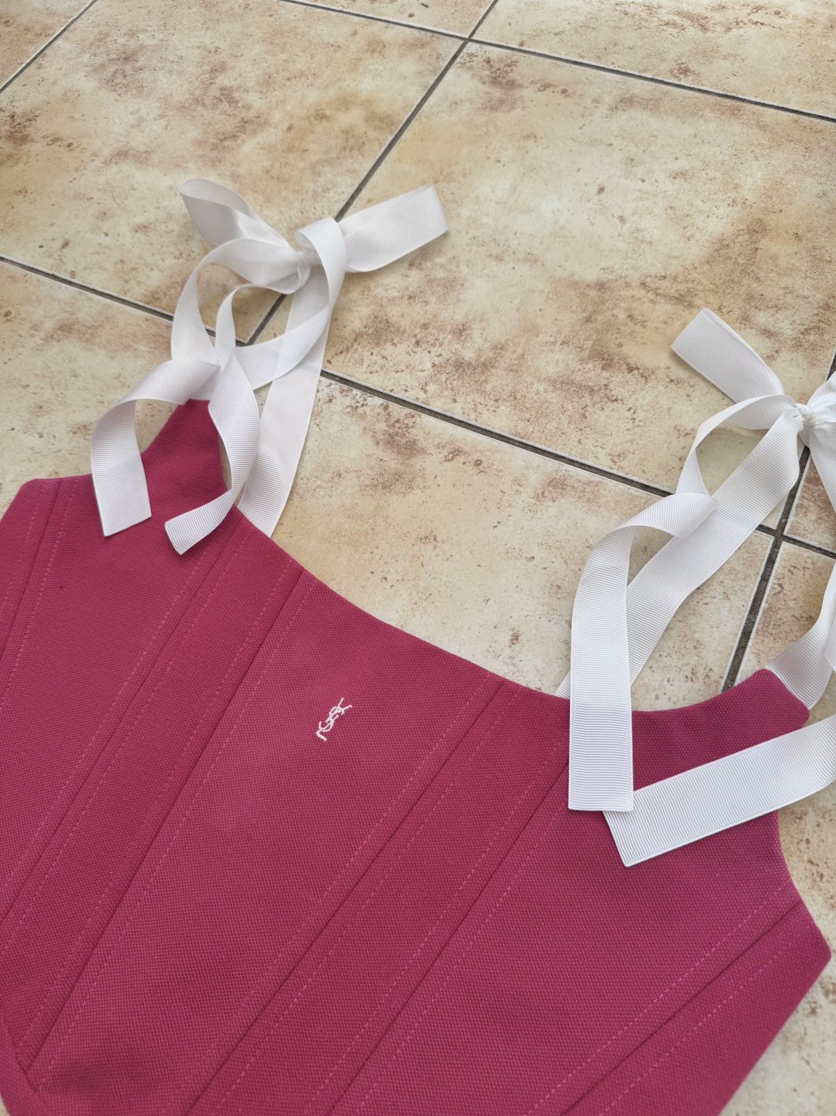 Yves Saint Laurent Upcycle Yves Saint Laurent Corset Size M / US 6-8 / IT 42-44 - 4 Thumbnail