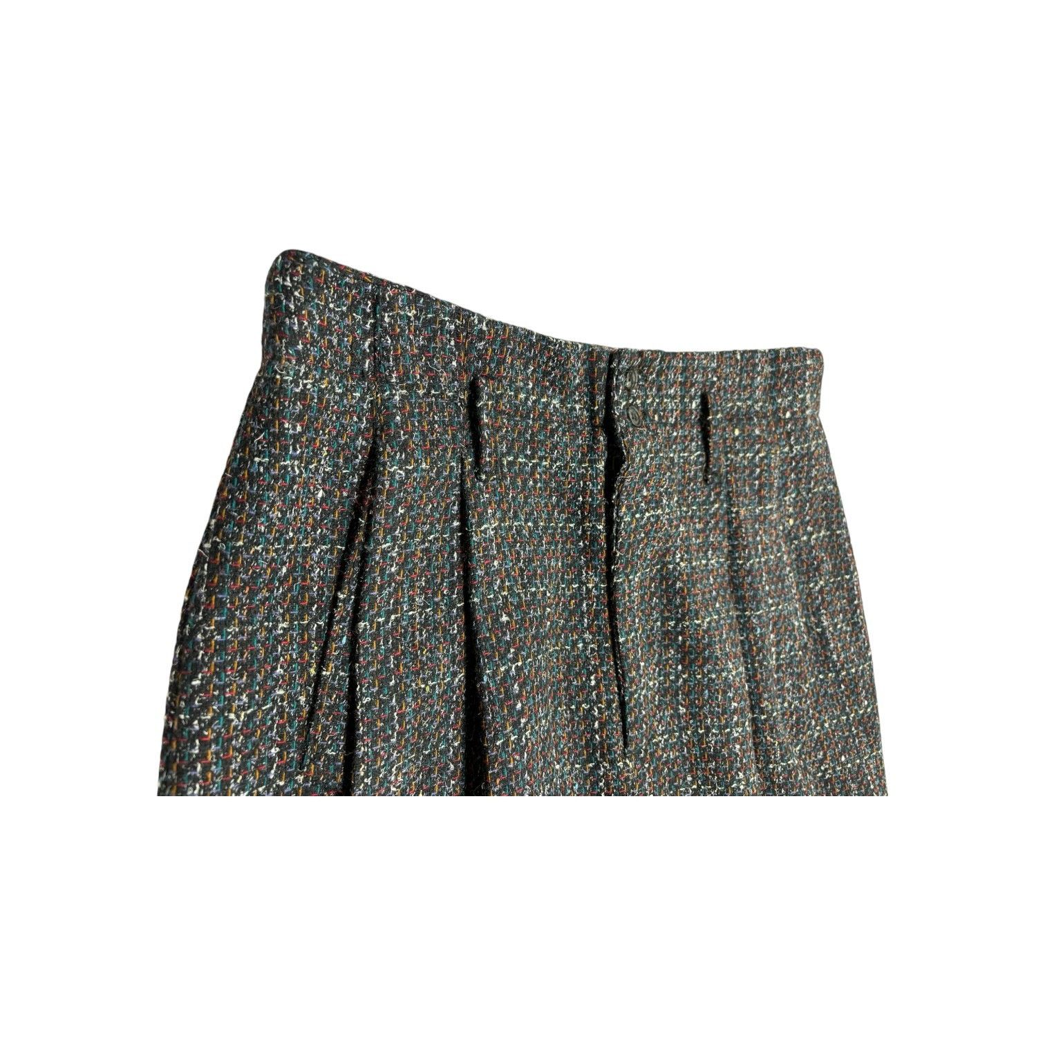 Other Vintage Tweed Belted Wool Pencil Skirt Women 12 David N. Size 34" / US 12 / IT 48 - 9 Thumbnail