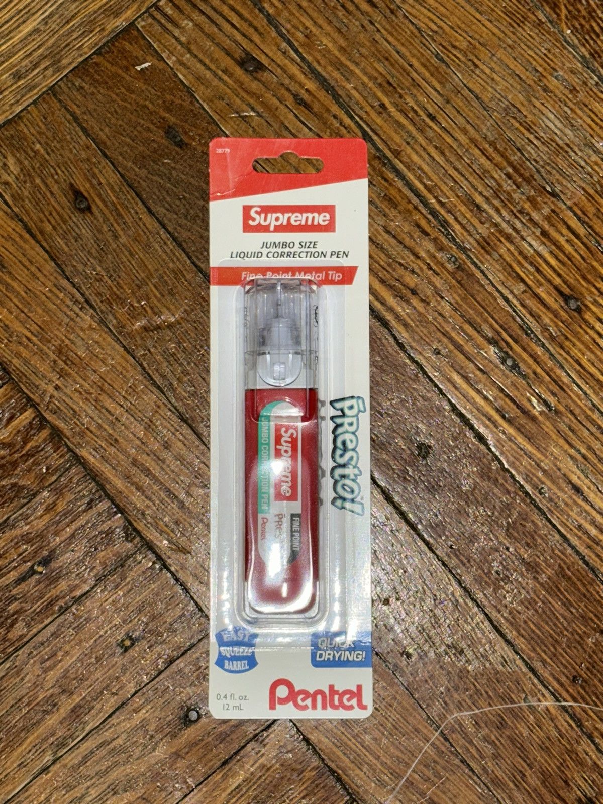 Supreme Pentel Presto Correction Pen Red - FW23 - US