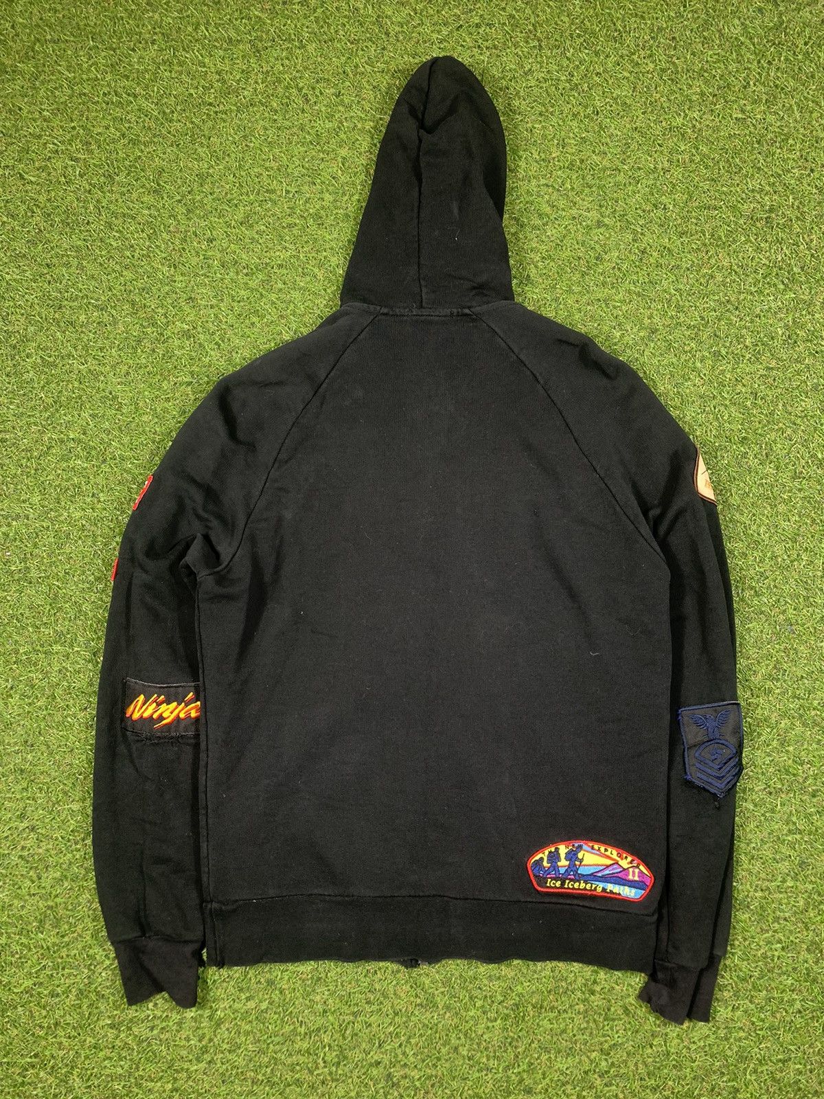 Iceberg × Vintage Vintage Iceberg zip up hoodie patchwork style Size US XL / EU 56 / 4 - 4 Thumbnail