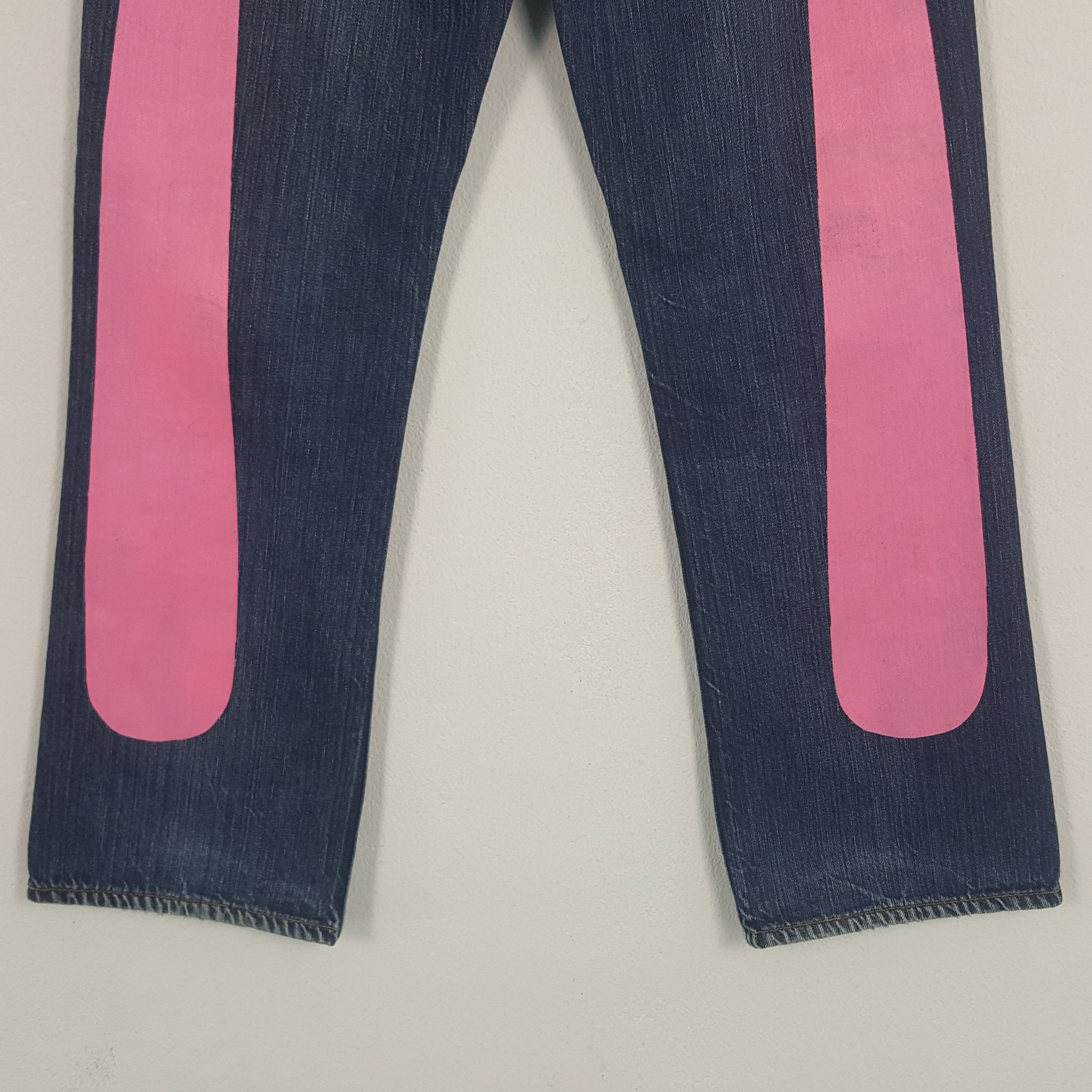 Evisu × Japanese Brand × Vintage Vintage Evisu Japanese Brand Daicock Custom Art Denim Jeans Size US 27 - 3 Thumbnail