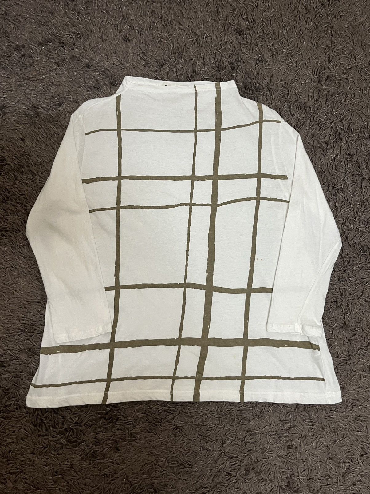 Issey Miyake 1990s PLANTATION windowpane pattern over shirt #F3 Size M / US 6-8 / IT 42-44 - 8 Thumbnail