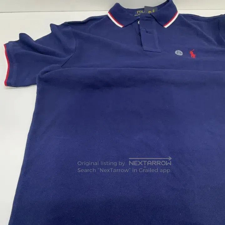 Polo Ralph Lauren Polo Ralph Lauren SS22 Small Logo Stripe Trim Polo Shirt. Size US S / EU 44-46 / 1 - 7 Thumbnail
