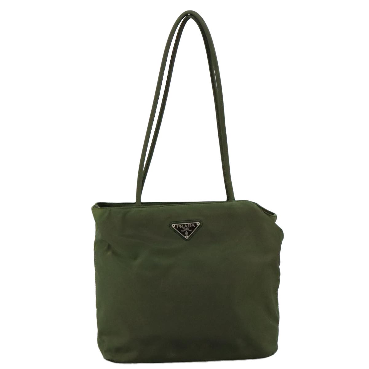 Prada Re-Nylon Khaki Synthetic Tote Bag (Pre-Owned) Size ONE SIZE - 1 Thumbnail