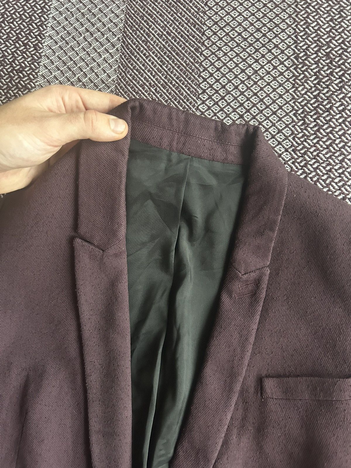 The Kooples The Kooples Viscose Women Burgundy Blazer Sz 40 Solid Style Size S / US 4 / IT 40 - 6 Thumbnail