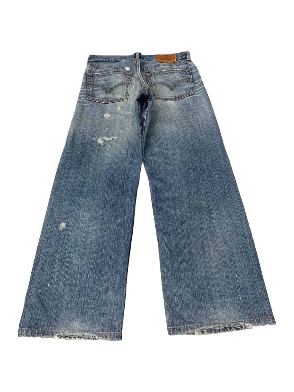 Levi's Levis 703 Distressed Paint Marks Denim Pants (AB36) Size US 30 / EU 46 - 10 Thumbnail