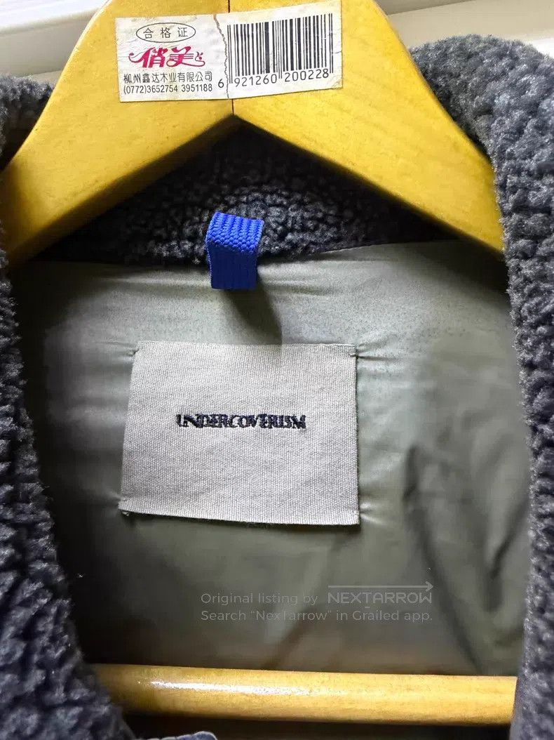 Undercover Undercover Lamb wool collar split leather down jacket Size US L / EU 52-54 / 3 - 5 Thumbnail