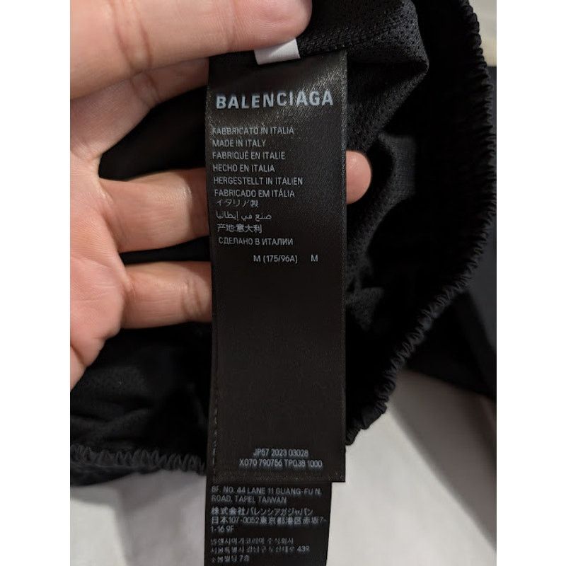 Balenciaga o1rshd1 Off Shoulder Tracksuit in Black Size US M / EU 48-50 / 2 - 18 Thumbnail