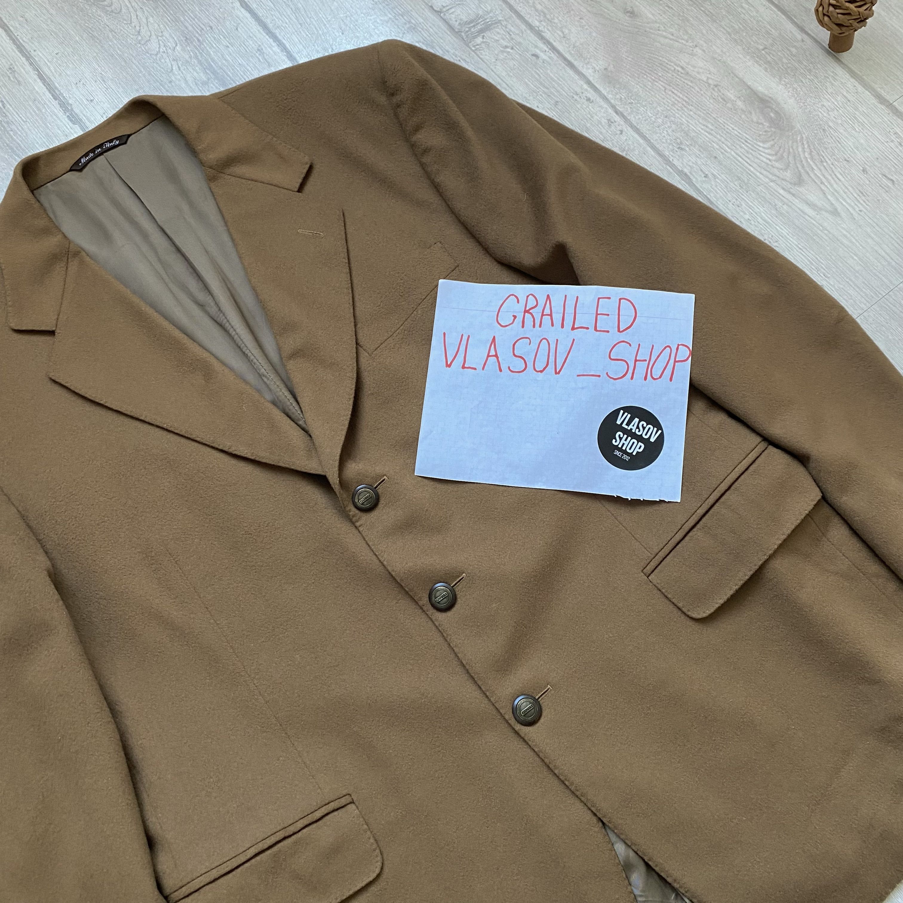 Loro Piana 90's Vintage Canali Loro Piana Wool Cashmere Blazer Size 52R - 6 Thumbnail
