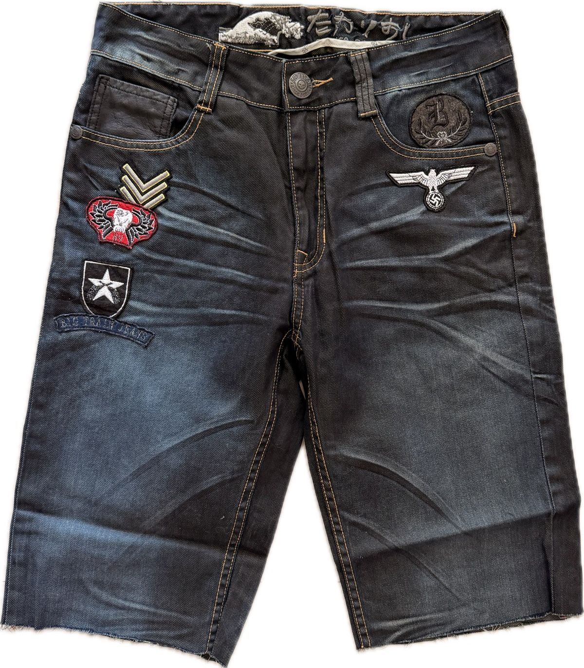Japanese Brand Sawed Off Big Train Jorts Size US 30 / EU 46 - 1 Thumbnail