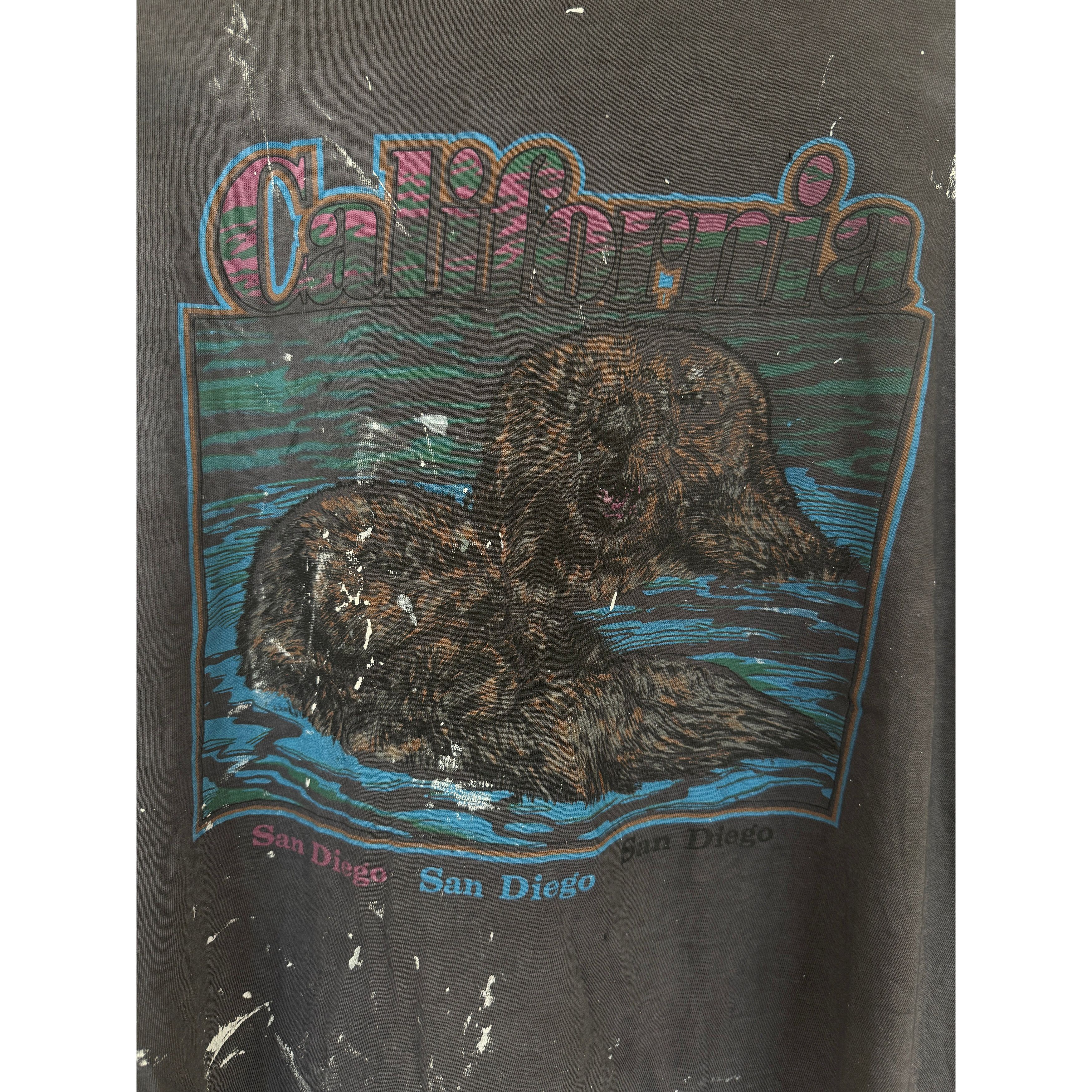 Vintage Thrashed California Beaver Tee Size US L / EU 52-54 / 3 - 3 Thumbnail
