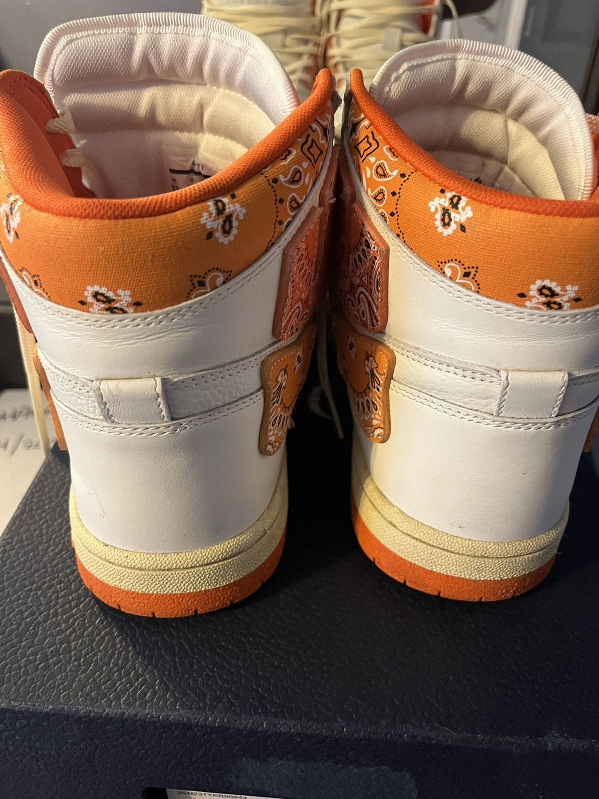 Amiri Skel-Top Hi Bandana High-Top Sneakers Size US 11 / EU 44 - 7 Thumbnail