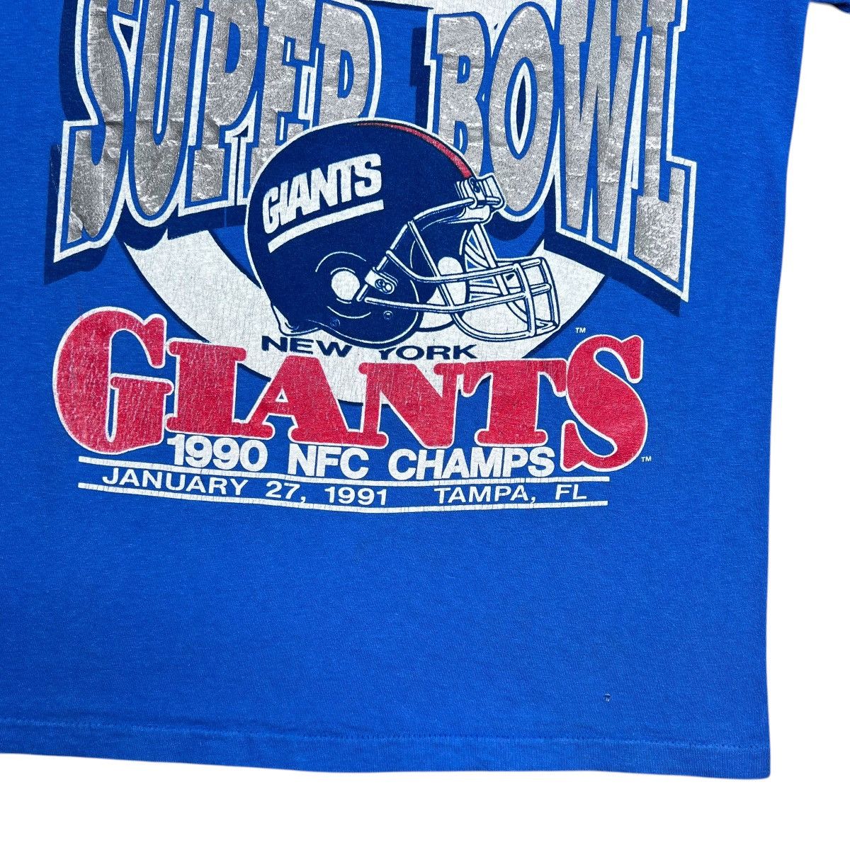 NFL Vtg 1990 NFL New York Giants AFC Champions Graphic T-Shirt Size US S / EU 44-46 / 1 - 6 Thumbnail