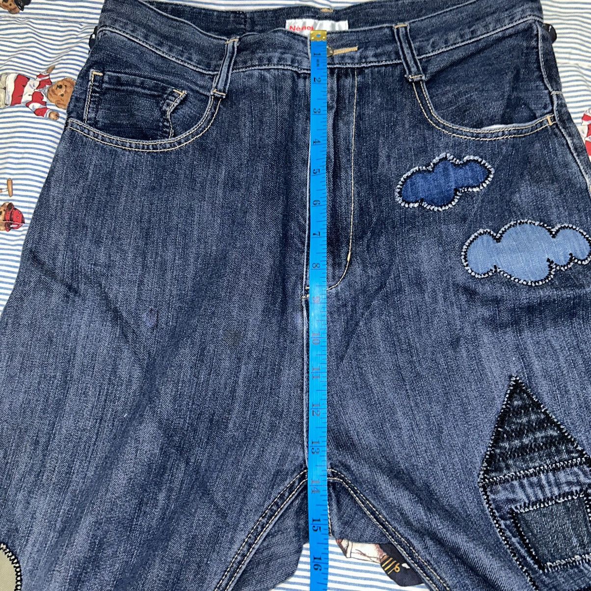 Ne-Net Issey Miyake By Ne-net Patchwork Jeans Size US 29 - 19 Thumbnail