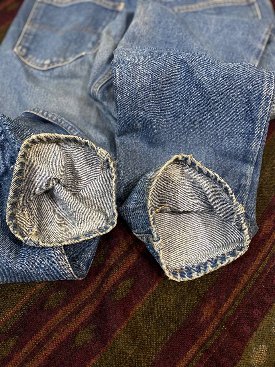 Levi's vintage levis 505-0217 orange tab denim nice design Size US 33 - 5 Thumbnail