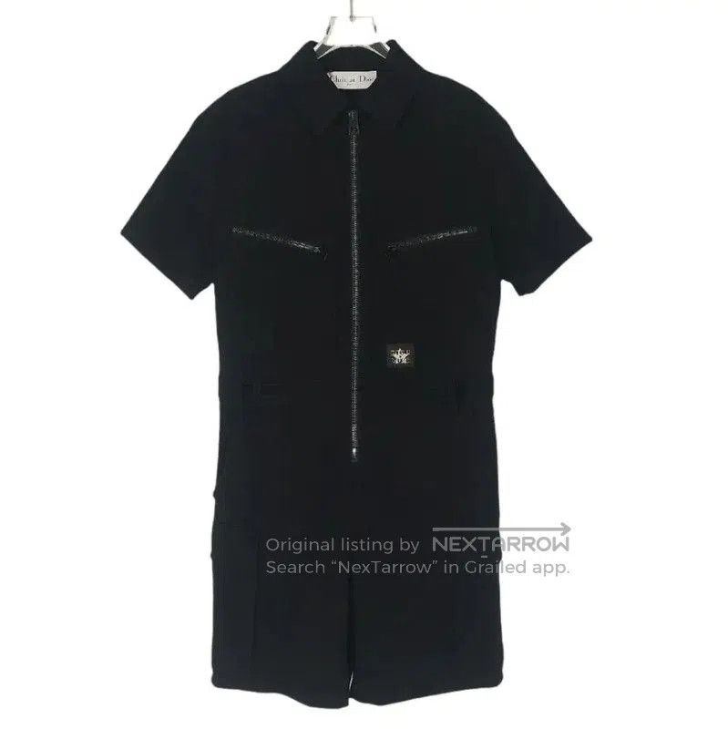 Dior Dior Black Cotton Dress for Women . Size M / US 6-8 / IT 42-44 - 1 Thumbnail