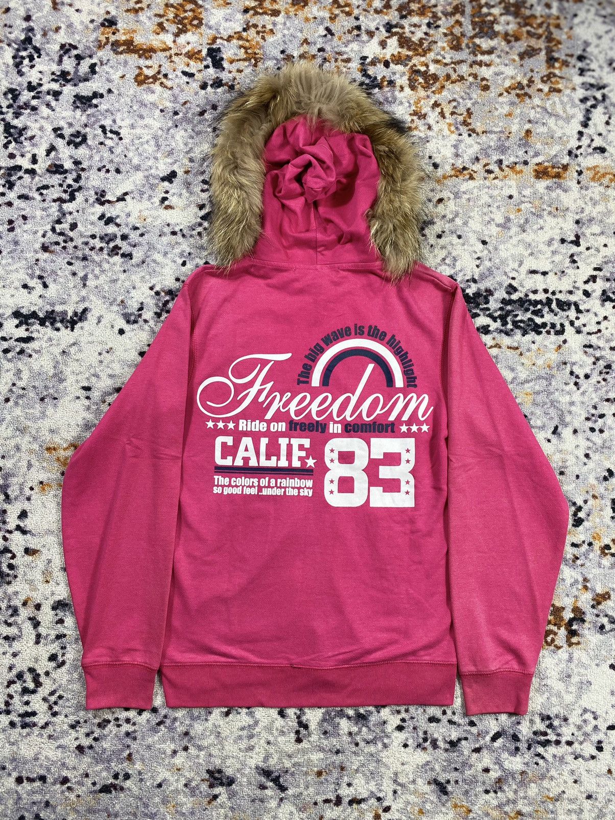 Japanese Brand Commontage Fur California poem ifsix lgb style hoodie Size US S / EU 44-46 / 1 - 2 Thumbnail
