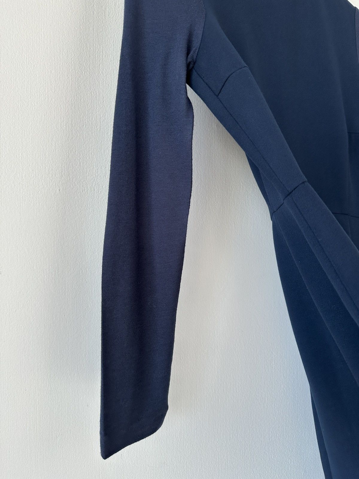 ME+EM ME+EM Navy Blue Sheath Midi Dress Long Sleeve size UK 10 Size M / US 6-8 / IT 42-44 - 7 Thumbnail