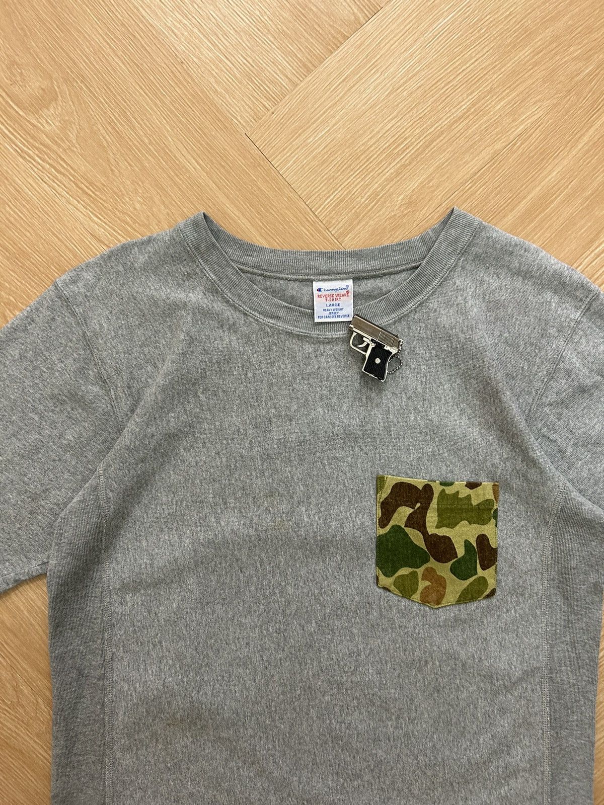 Champion × Vintage Champion reverse weave pocket tee Size US L / EU 52-54 / 3 - 4 Thumbnail