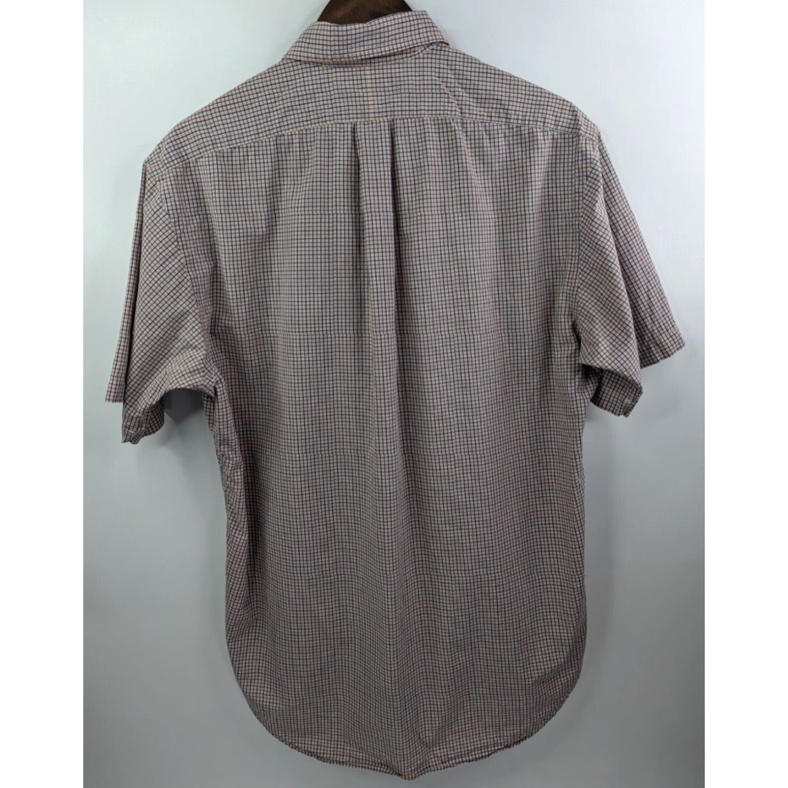 Ralph Lauren Ralph Lauren Blake Shirt Men's M Pony Button Down Orange Blue Plaid Short Sleeve Shirt Size US M / EU 48-50 / 2 - 3 Thumbnail