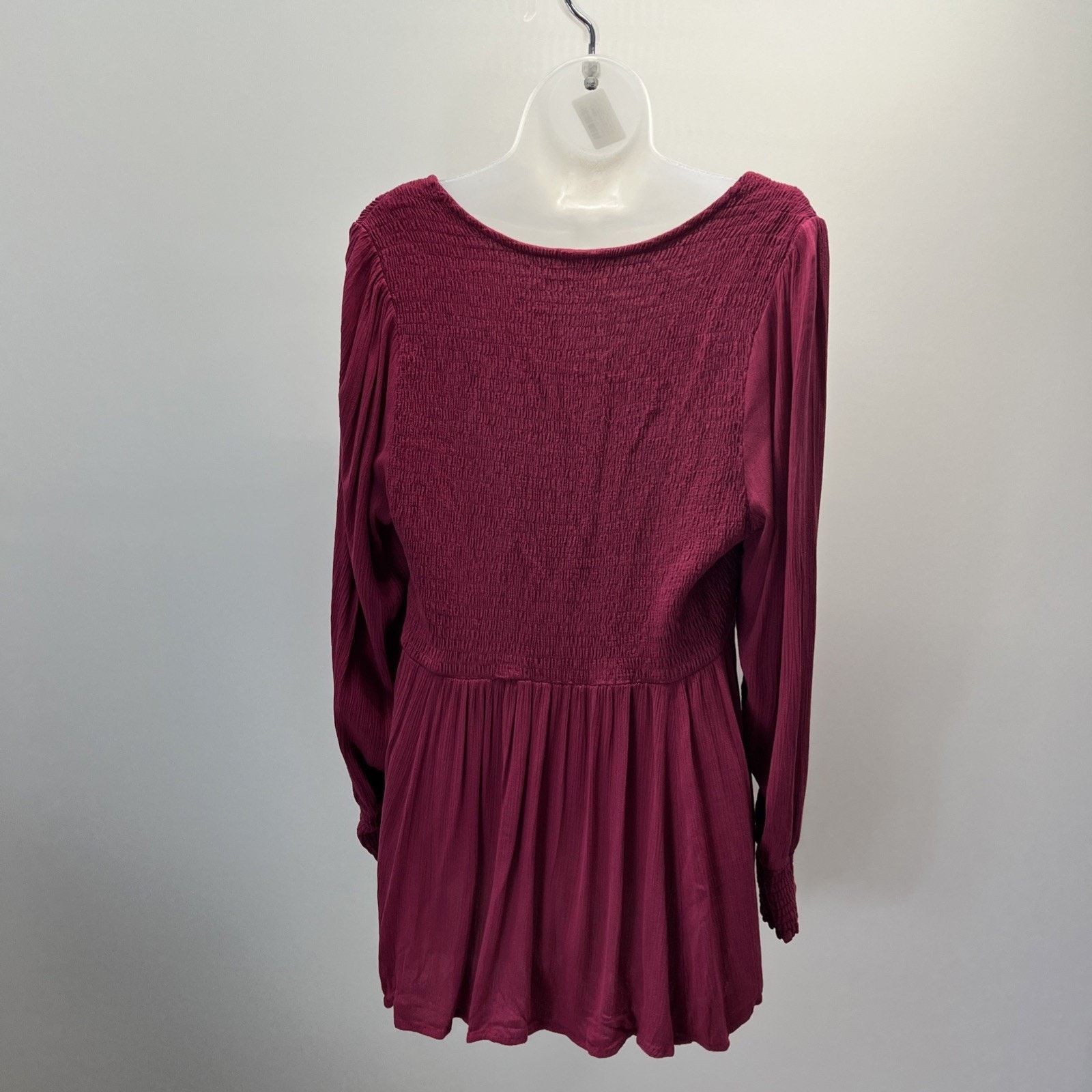 Other TORRID Size 1 Raspberry Bodice Empire Waist Tunic Top Size XS / US 0-2 / IT 36-38 - 4 Thumbnail