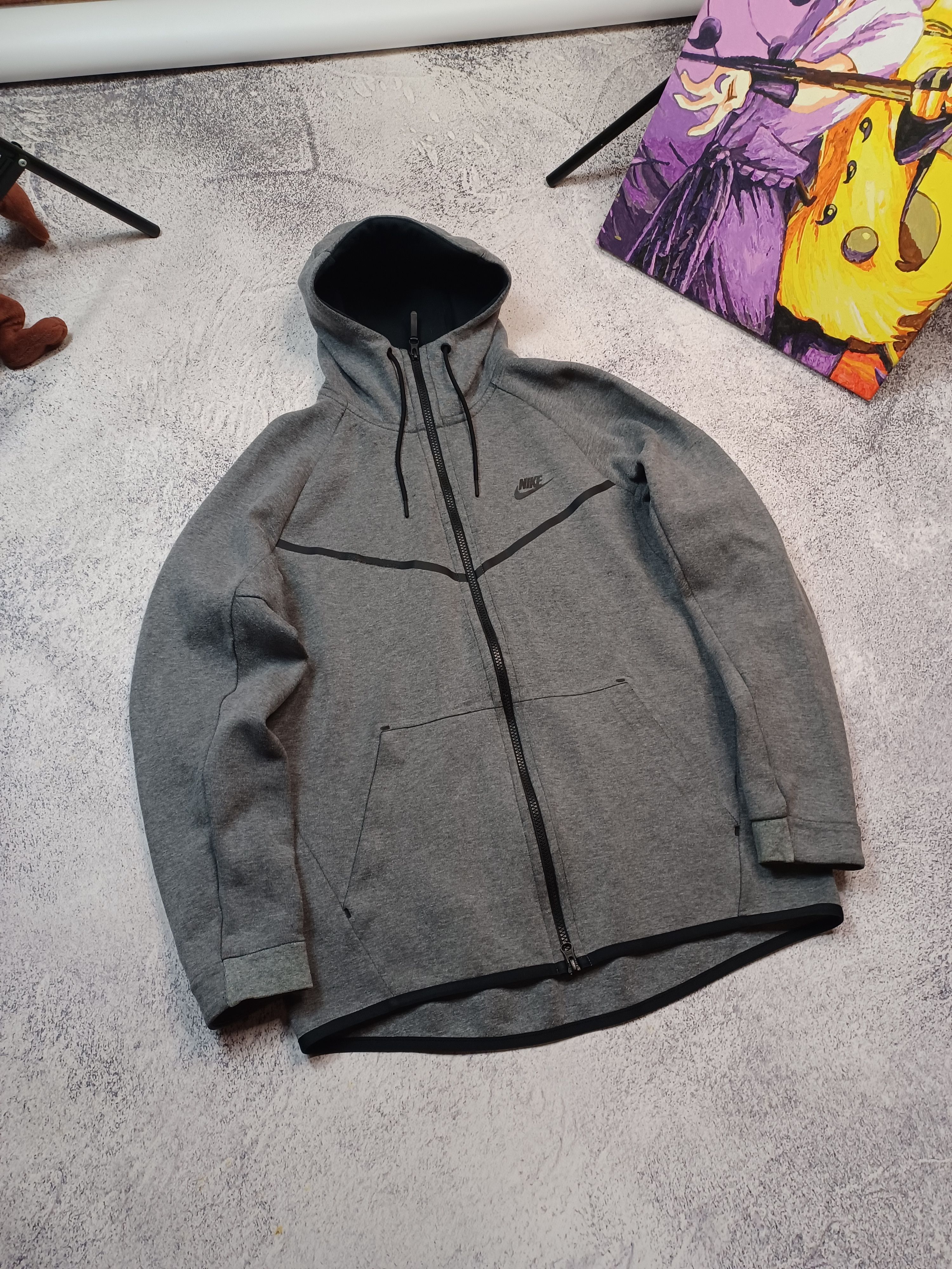 Nike Nike Tech Fleece Zip Up Hoodie Size US L / EU 52-54 / 3 - 1 Thumbnail