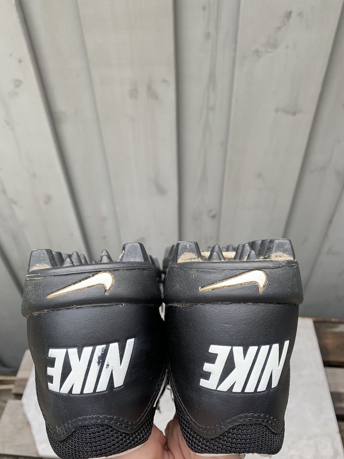 Nike × Vintage 1995 Nike Shark Cleats 90s Vintage Sport Sneaker Baseball Size US 8 / EU 41 - 9 Thumbnail