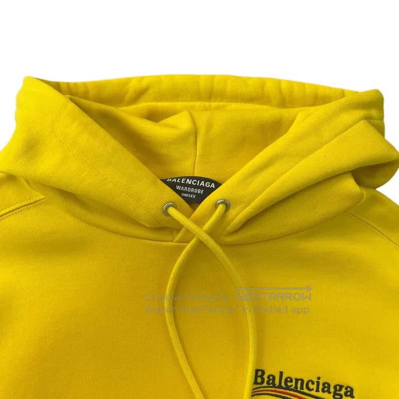 Balenciaga Balenciaga Micro Logo Embroidered Sports Hoodie Size XS / US 0-2 / IT 36-38 - 5 Thumbnail