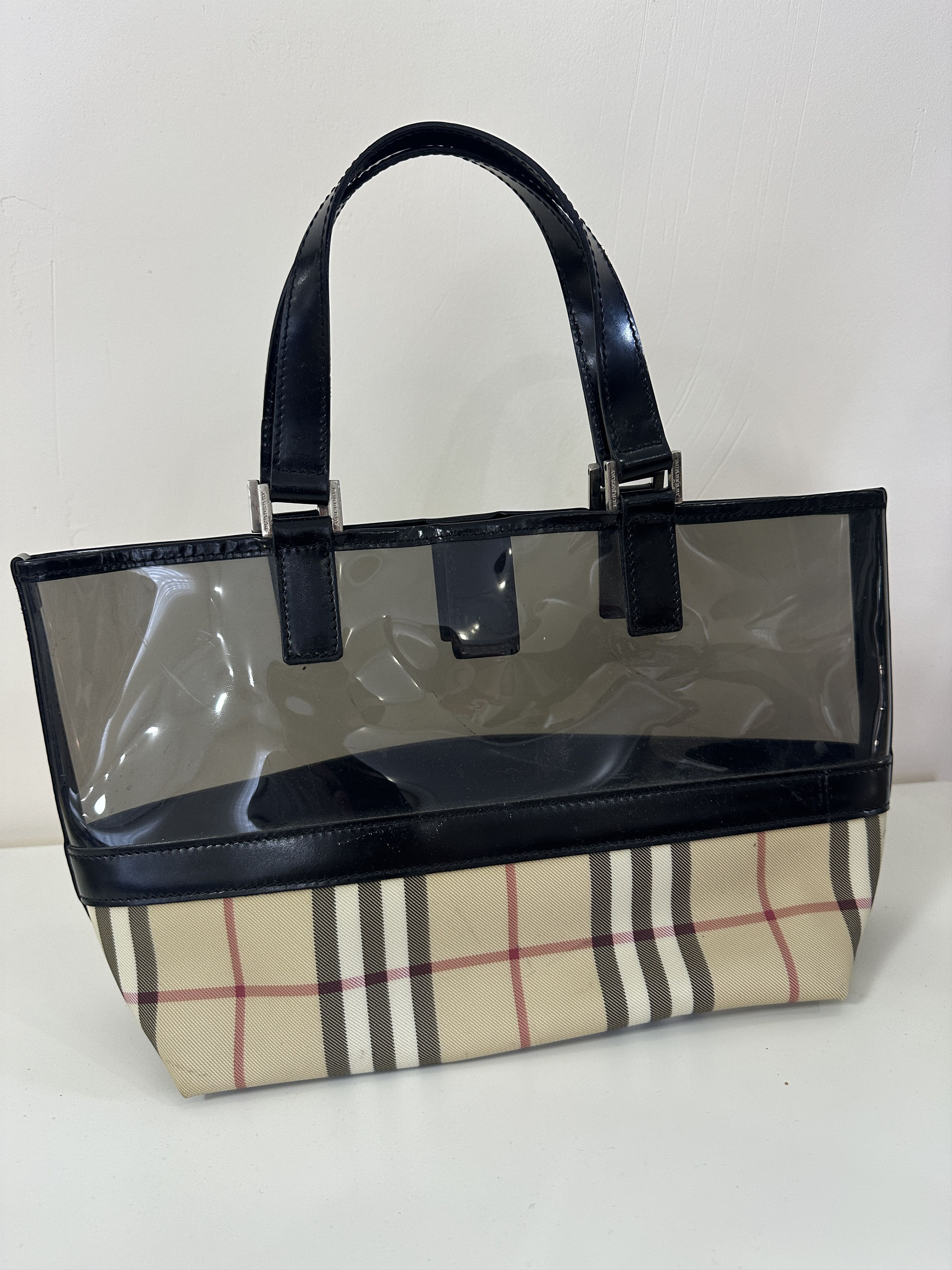 Burberry Burberry Tote Bag Nova Check Size ONE SIZE - 4 Thumbnail