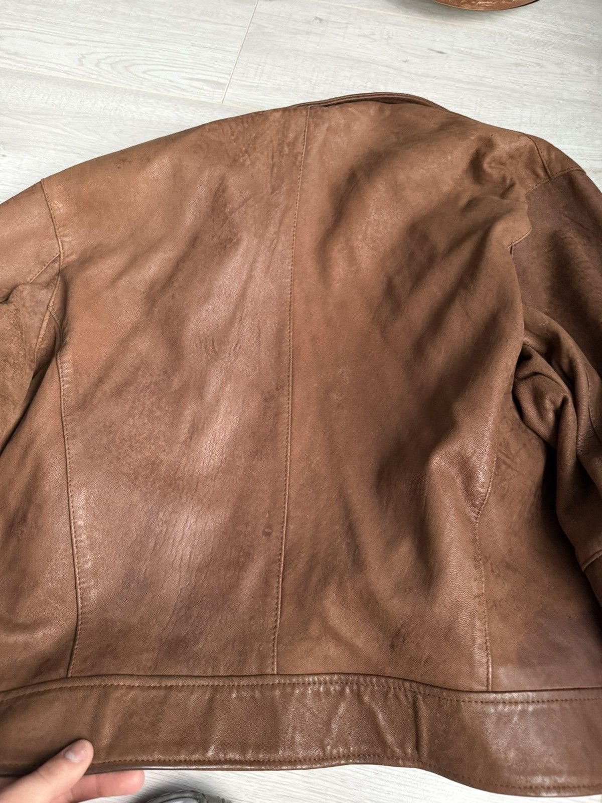 Burton × Genuine Leather Vintage Burton leather Jacket Size US L / EU 52-54 / 3 - 6 Thumbnail