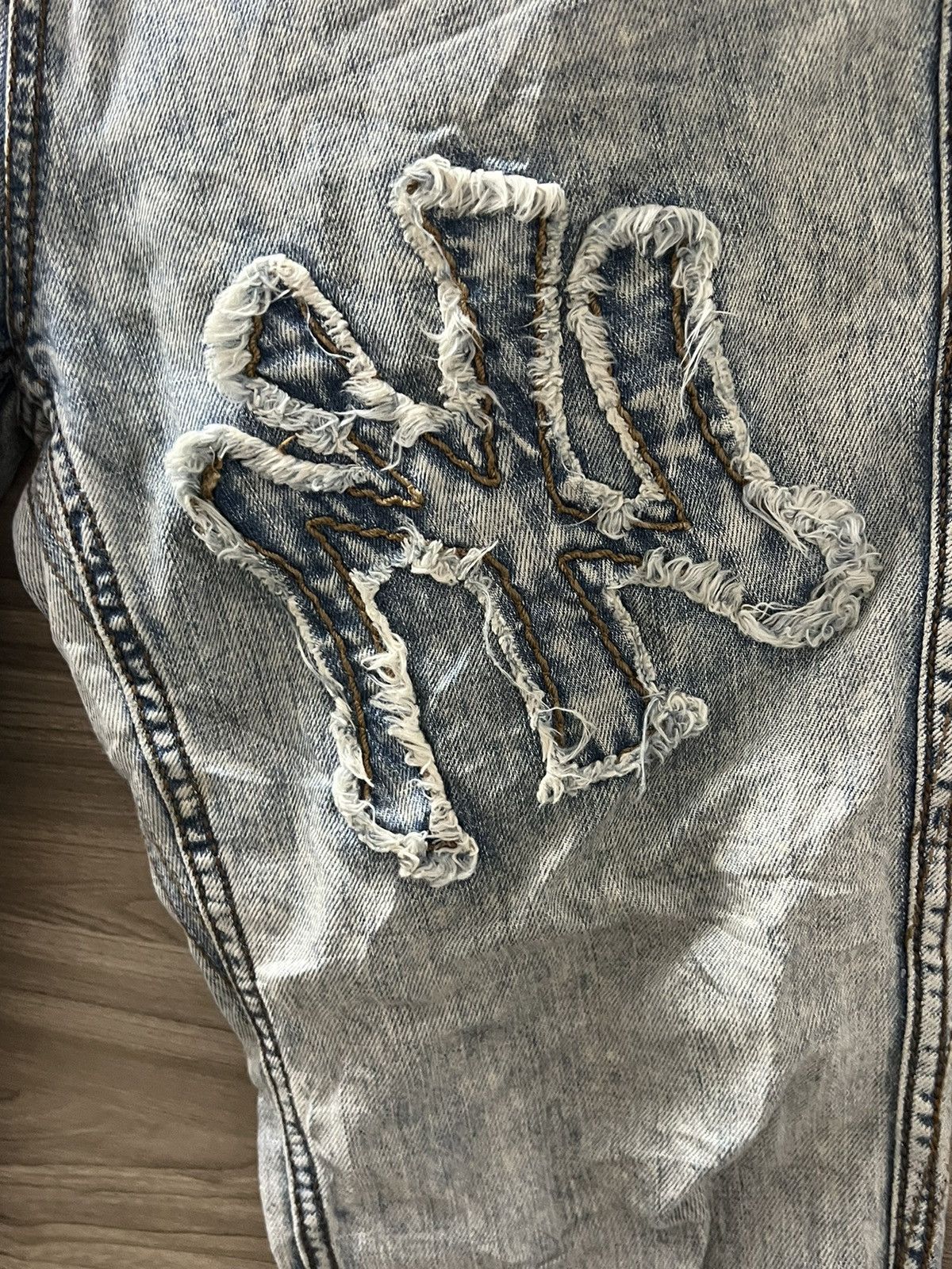 MLB × Vintage Classic jeans MLB New York Yankee pants LB 03 Size US 32 / EU 48 - 3 Thumbnail