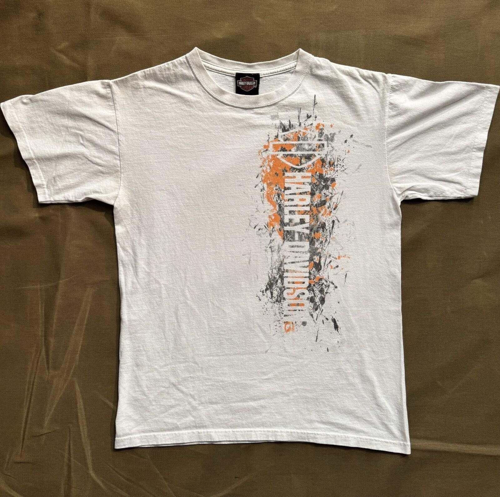 Harley Davidson Vintage 90s Y2K Harley-Davidson Screamin' Eagle T-Shirt M Size ONE SIZE - 2 Thumbnail