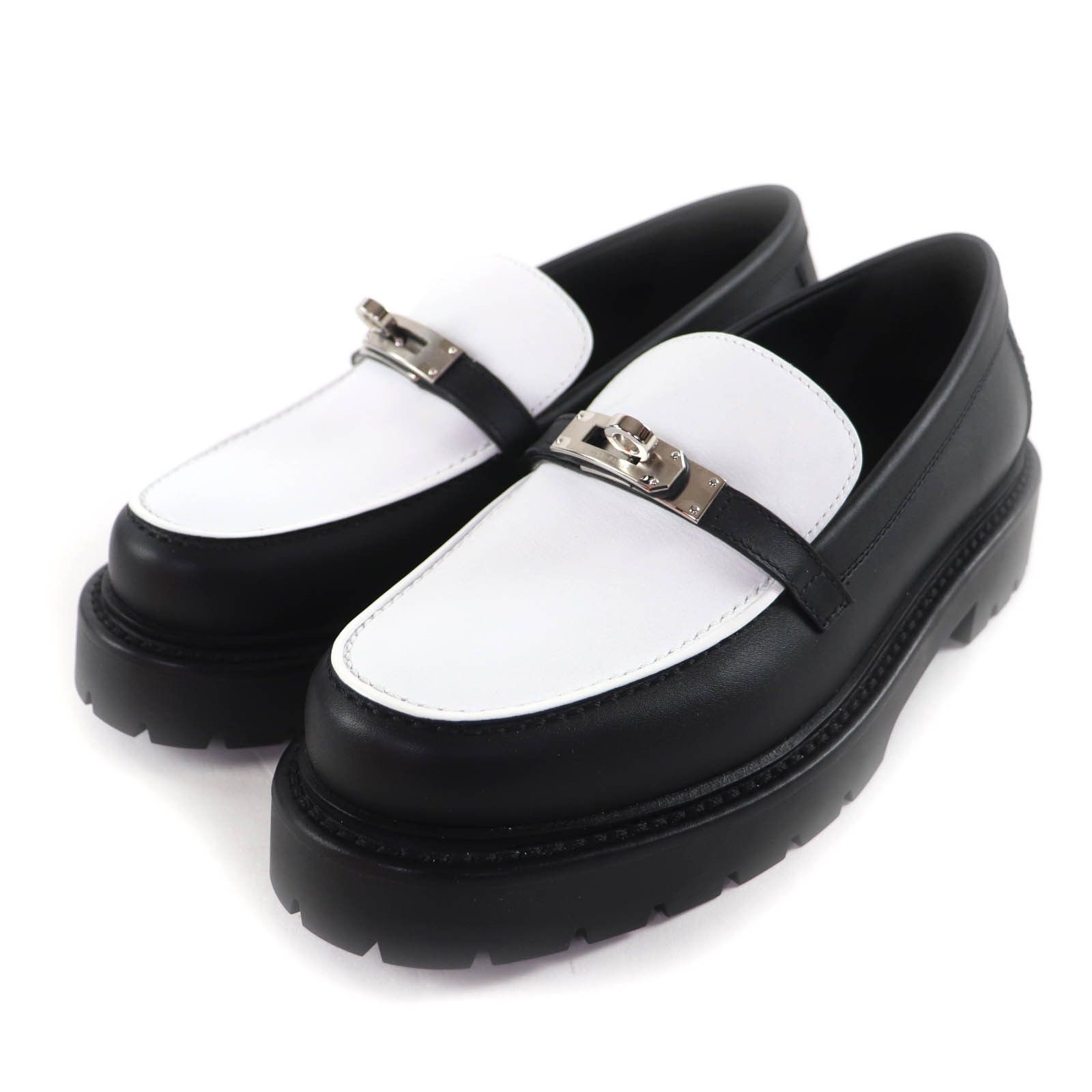 Hermes Hermes Hermès 37.5 Leather Loafers Leather Shoes DUTY FREE for USA Size ONE SIZE - 1 Thumbnail