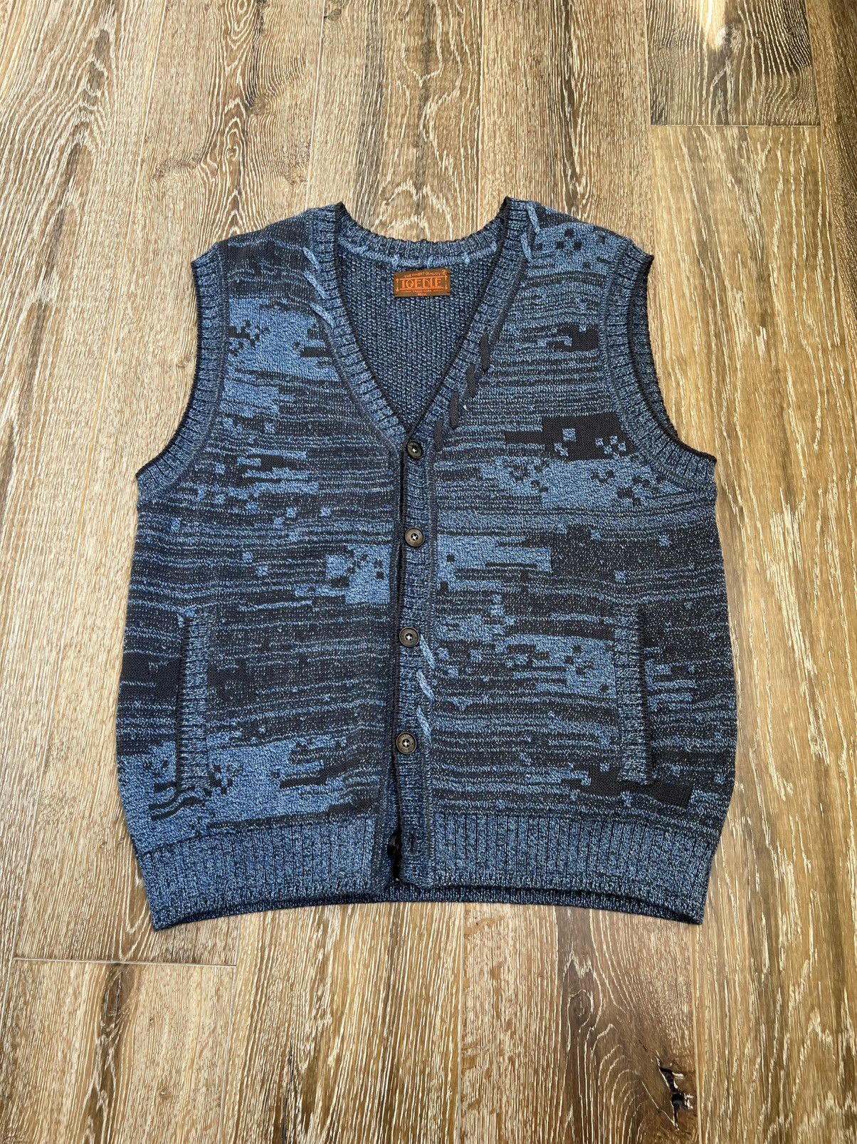 Other IOEDLE Mosaic City Knit Vest Cardigan Size US M / EU 48-50 / 2 - 1 Thumbnail
