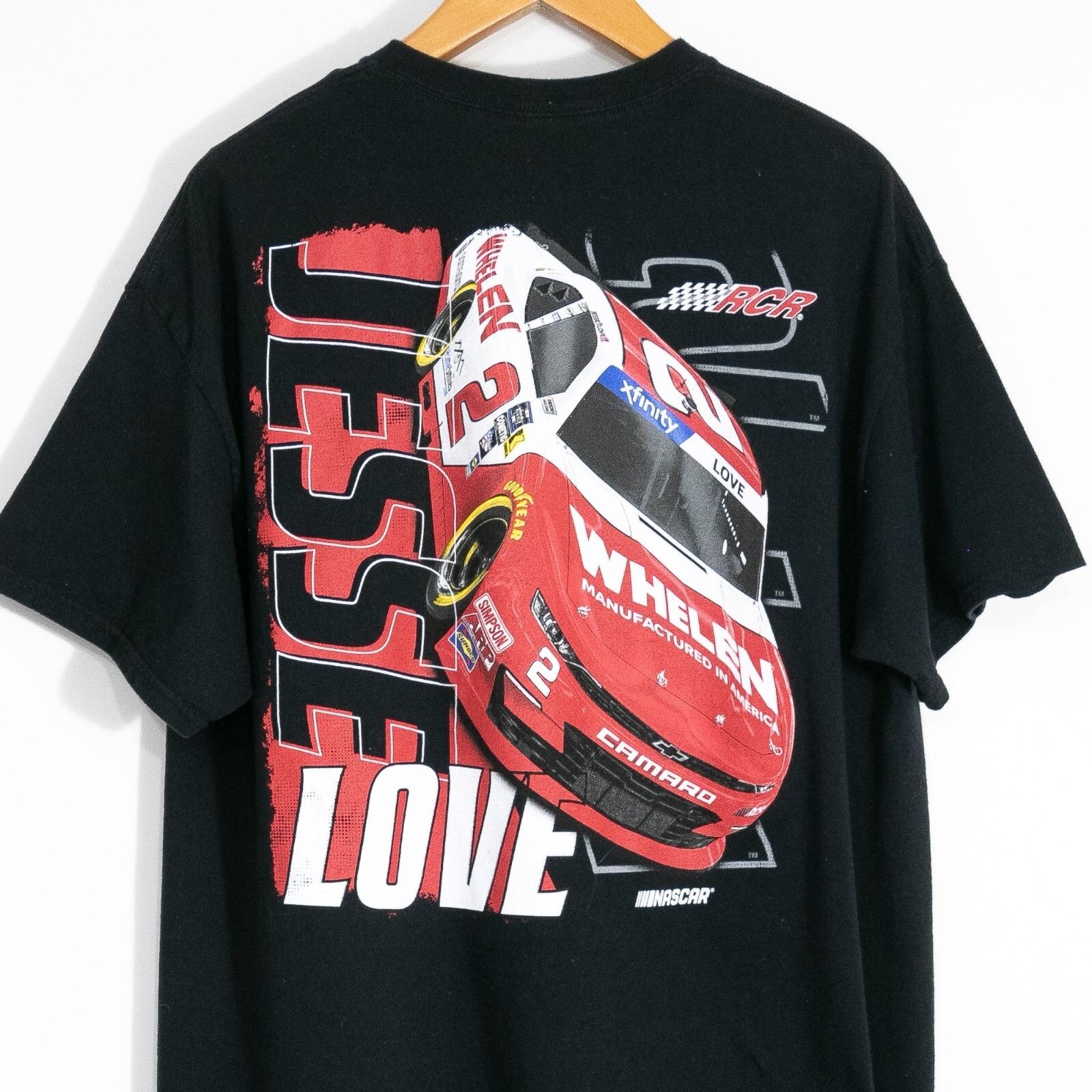 NASCAR Jesse Love RCR Racing Nascar T Shirt XL - Faded Motorsport Size US XL / EU 56 / 4 - 6 Thumbnail