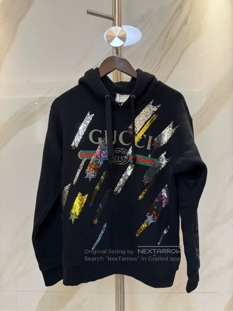 Gucci Gucci Colour stripe logo sweatshirt on the chest Size US XS / EU 42 / 0 - 1 Thumbnail