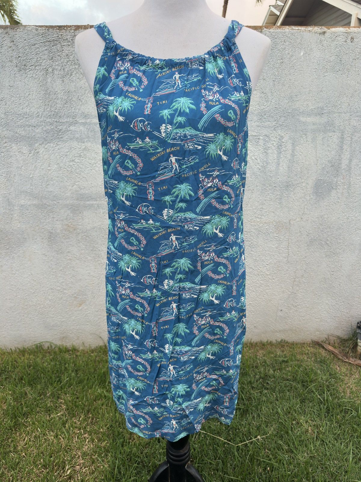 Reyn Spooner New Reyn Spooner One Fine day Tie Neck Women's XS Blue Size XS / US 0-2 / IT 36-38 - 1 Thumbnail