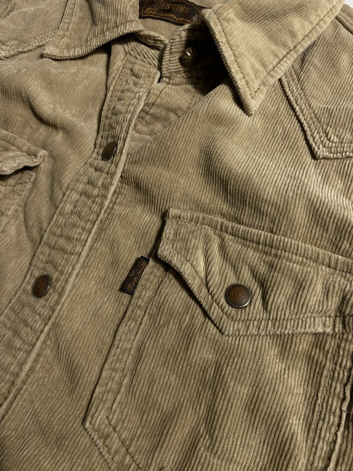 GOA GENUINE VINTAGE GOA CORDUROY DISTRESSED SNAP BUTTON L/S Size US S / EU 44-46 / 1 - 5 Thumbnail