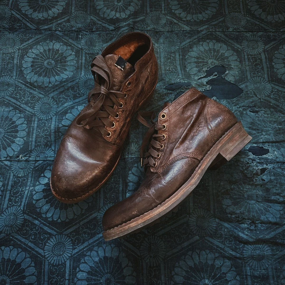 Visvim ICT brigadier boots kngr | Grailed