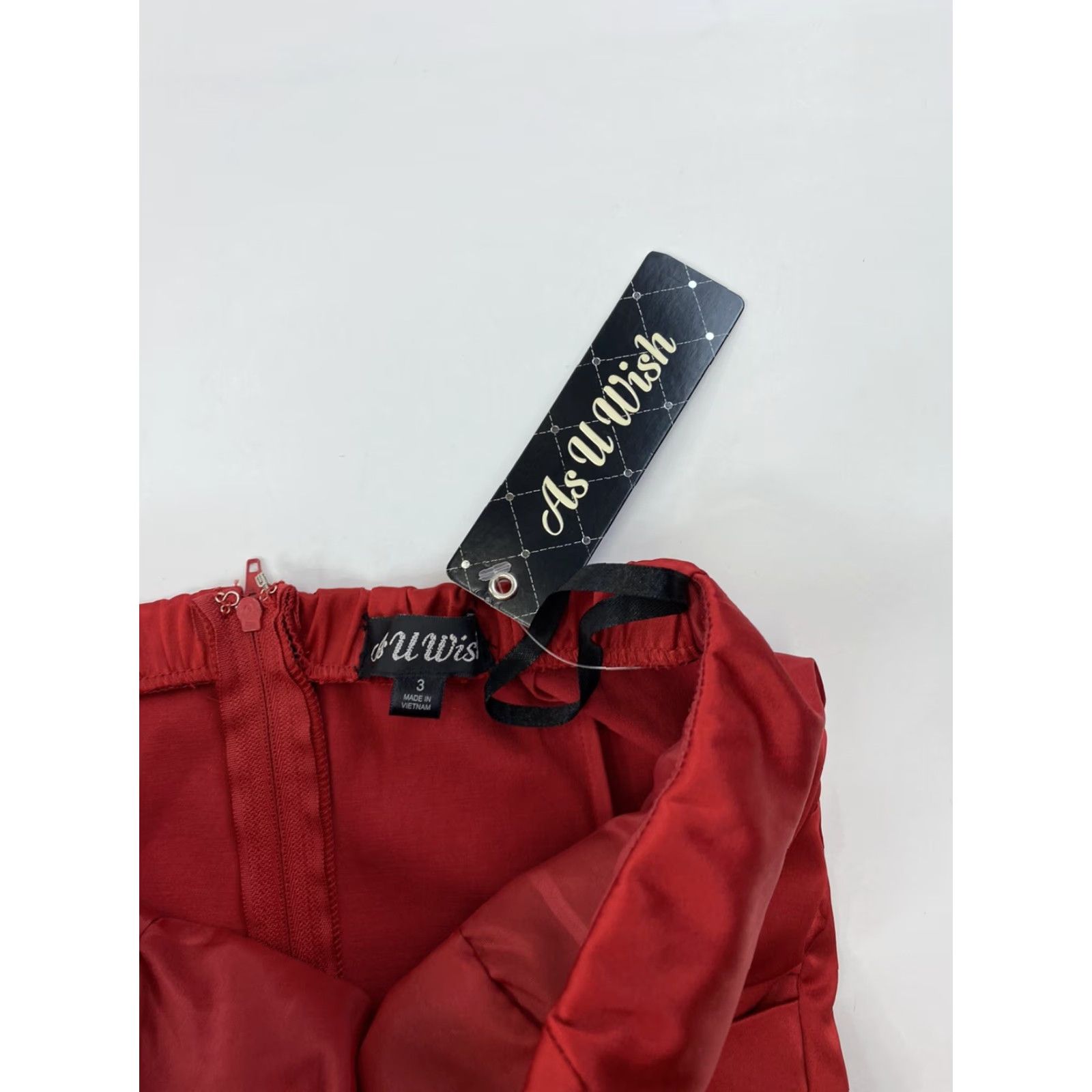 Vintage As You Wish Cocktail Dress Women’s 3 Red NWT Size XS / US 0-2 / IT 36-38 - 4 Thumbnail